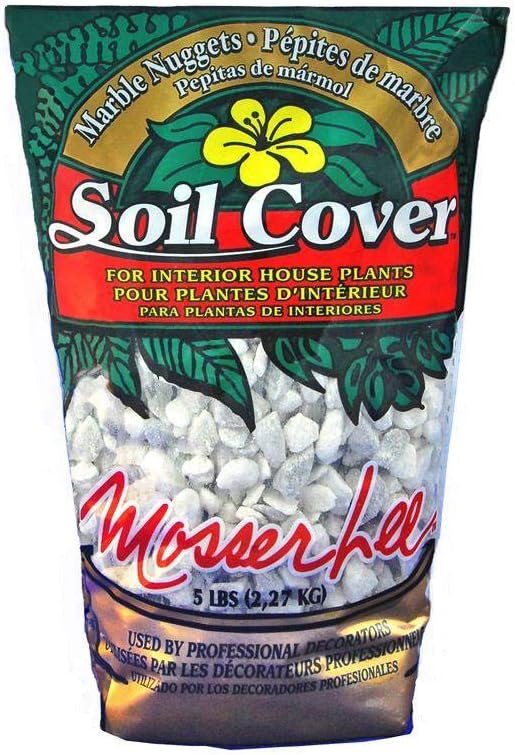 Mosser Lee 5lb Marble Nuggets for Soil Cover – Decorative Gravel for P