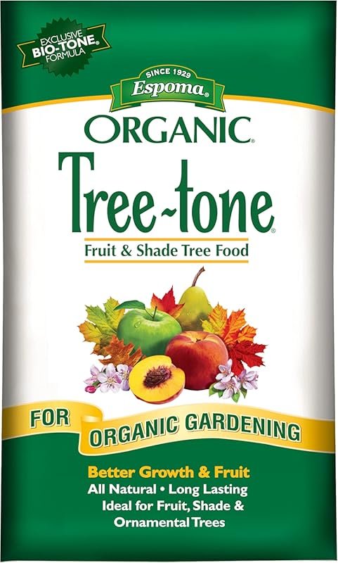 Espoma Organic Tree-Tone 6-3-2 Fertilizer – 36 lb. Bag for Fruit & Sha