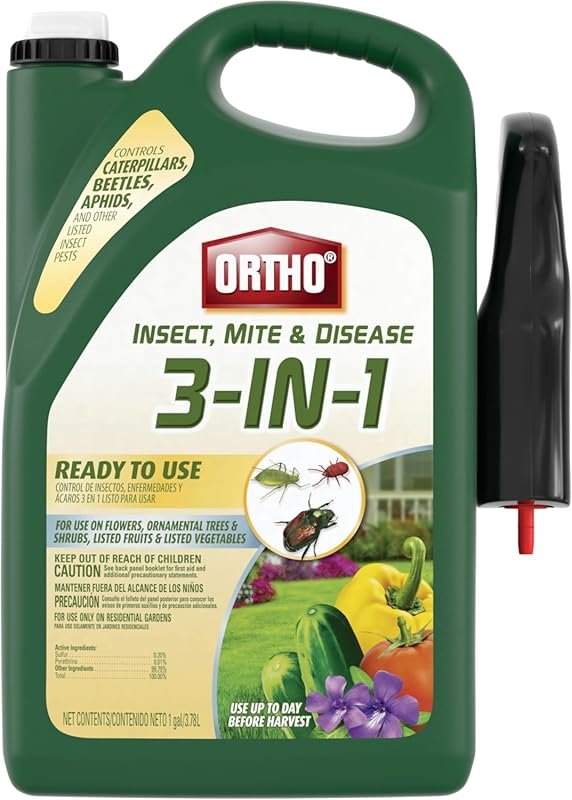 Ortho 3-in-1 Insect, Mite & Disease Control, Ready-to-Use Spray for Ou