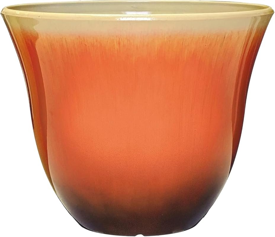 Tequila Sunrise Resin Flower Pot – 13