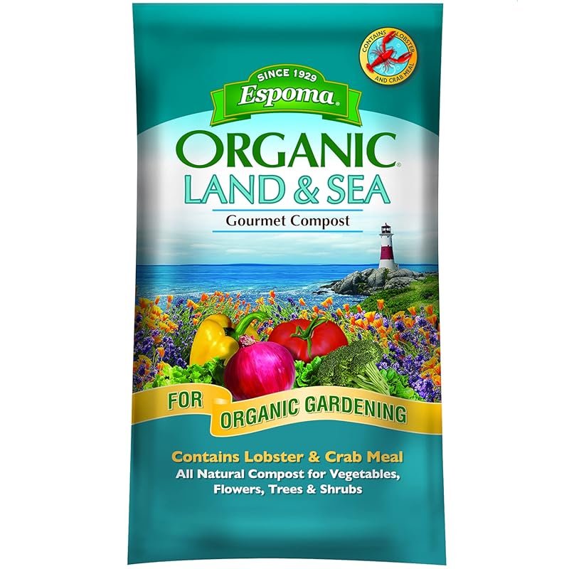 Espoma Land & Sea Gourmet Compost with Lobster & Crab Meal – Premium O