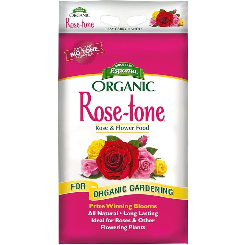 Espoma Organic Rose-Tone 4-3-2 Fertilizer – Promotes Lush Growth & Abu