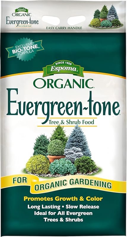 Espoma Organic Evergreen-Tone 18 lb Bag: Natural Fertilizer for Evergr