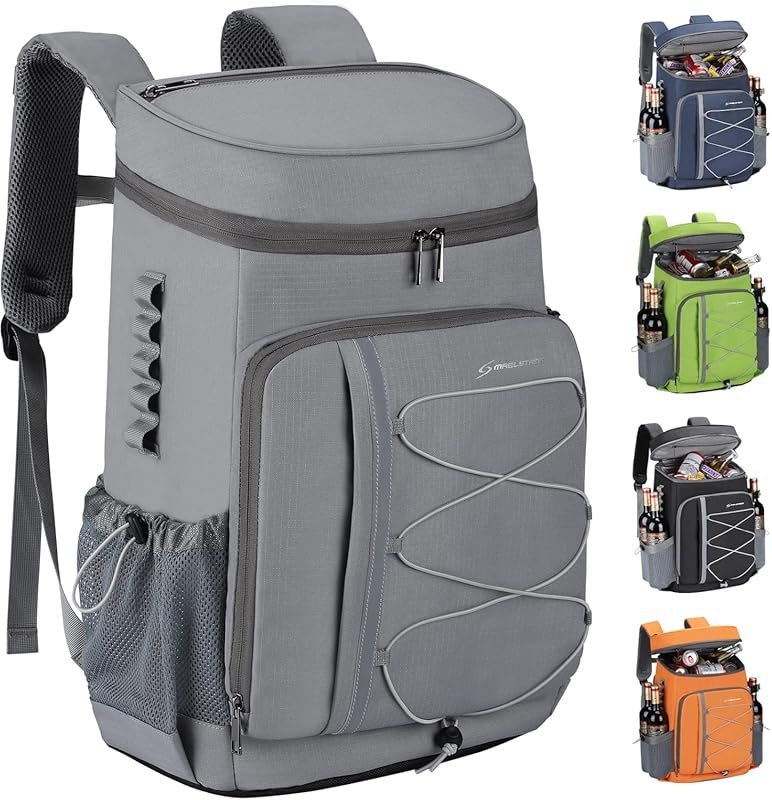 Maelstrom Cooler Backpack: Insulated Soft Cooler Lunch Bag for Camping