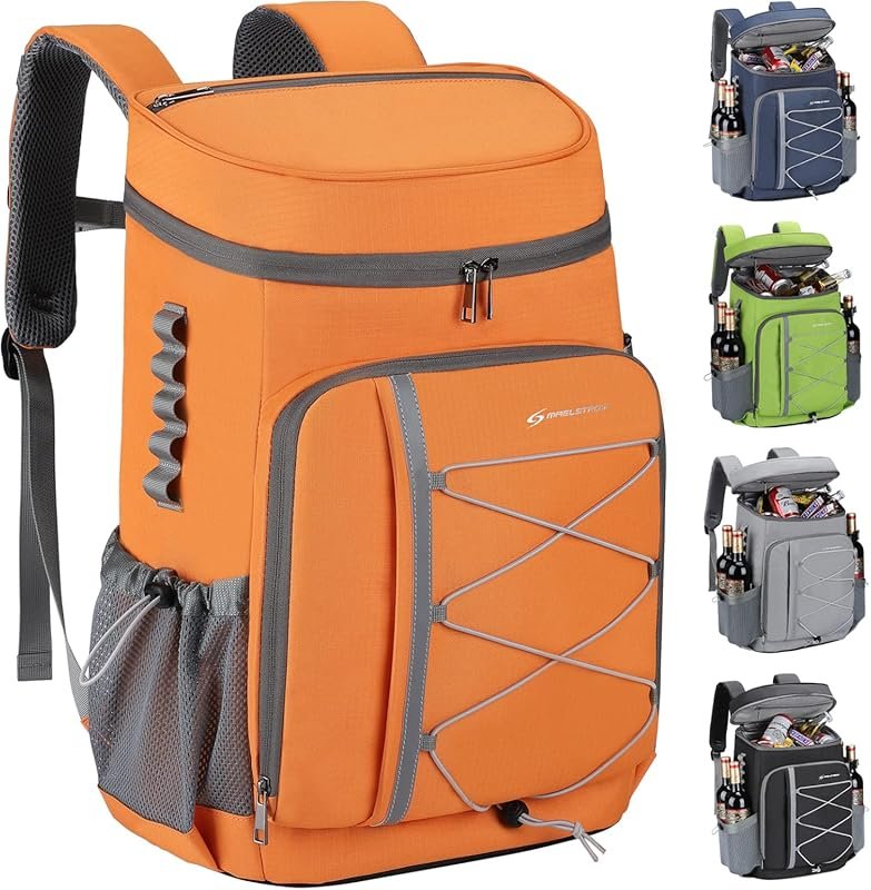 Maelstrom Cooler Backpack: 35/50 Can Insulated Soft Cooler Lunch Bag f