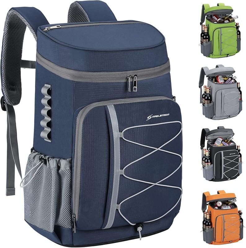 35/50 Can Insulated Soft Cooler Backpack for Camping, Beach, Hiking, a