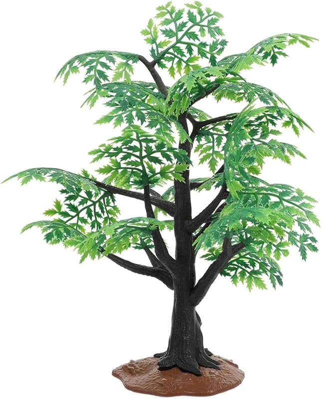 Garneck 12-Inch Artificial Maple Tree Figurine, Fake Autumn Plant for Tabletop, Wedding & Micro Landscape Decor