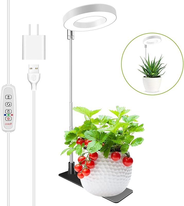 Kullsinss Full Spectrum Grow Light for Indoor Plants – Adjustable Heig