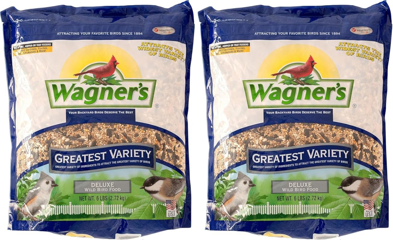 Wagner's Greatest Variety Wild Bird Food Blend – 6 lb Bags (Pack of 2)