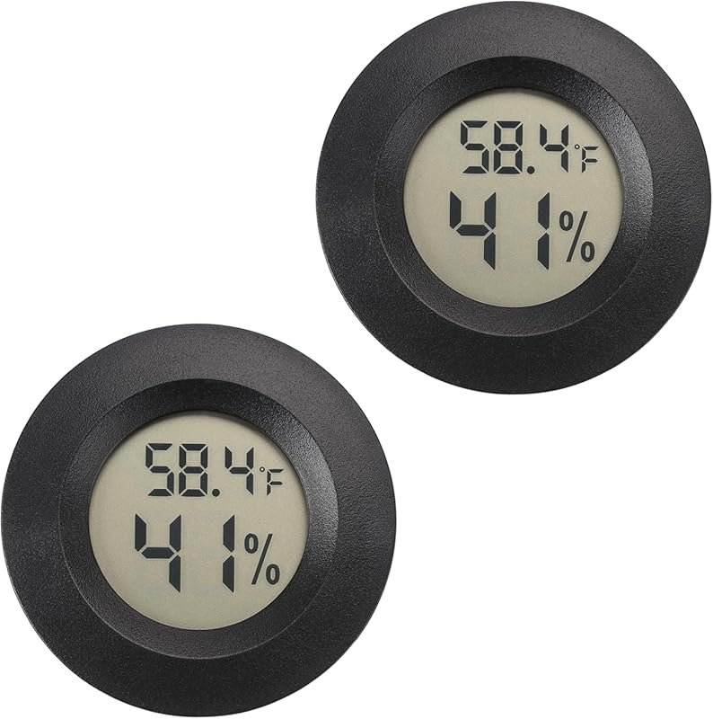 Mini Digital Hygrometer Thermometer: Indoor/Outdoor Humidity & Tempera
