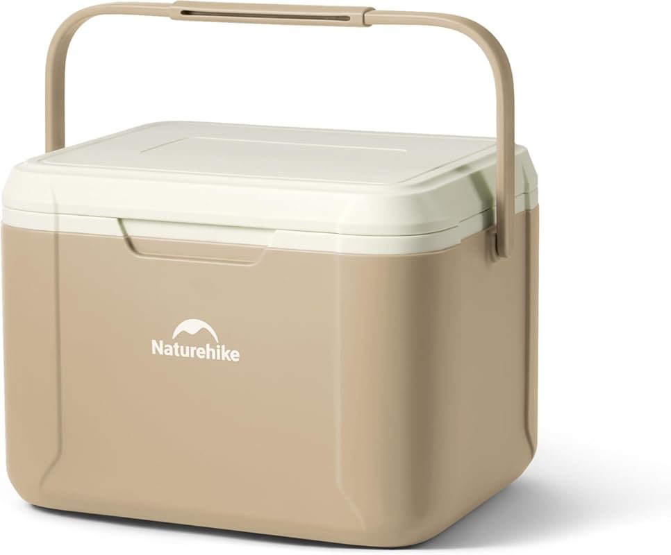 Naturehike 5.3/15/19 QT Hard Cooler: Portable Ice Retention for Beach,