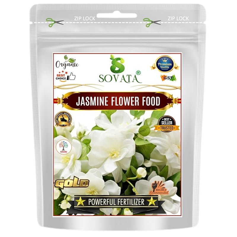 Sovata Jasmine Flower Food – Organic Fertilizer for Abundant Blooms &