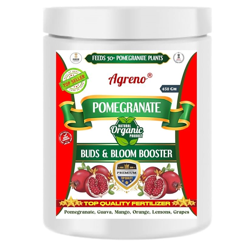 Agreno Organic Pomegranate Fertilizer Granules for Heavy Fruiting & Fast Growth