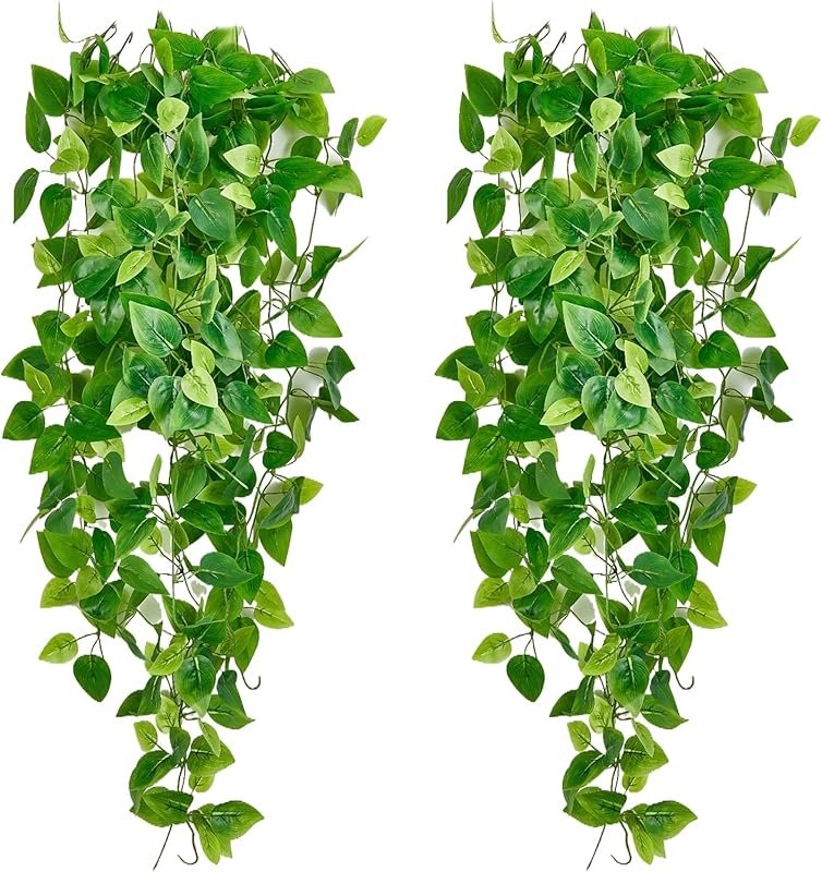 2-Pack Artificial Ivy Vines – Hanging Fake Greenery for Indoor Outdoor