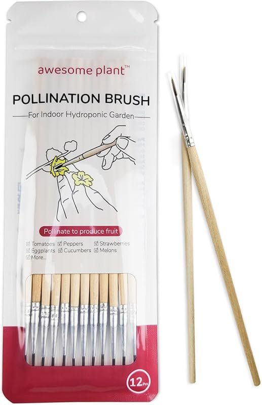 12 Pcs Pollination Brush for Indoor Hydroponic Gardens, Compatible wit