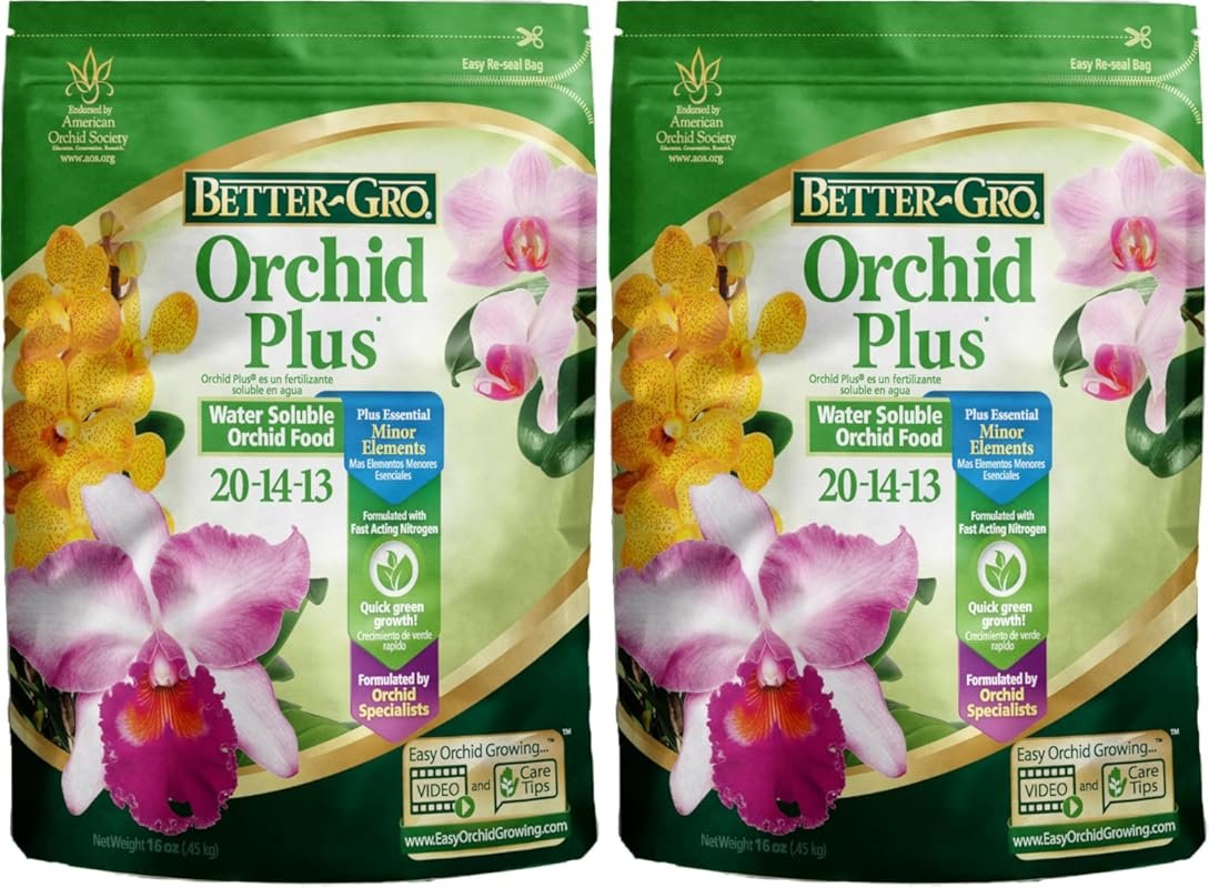 Better-Gro Orchid Plus 20-14-13 Urea-Free Fertilizer for Lush Orchid G