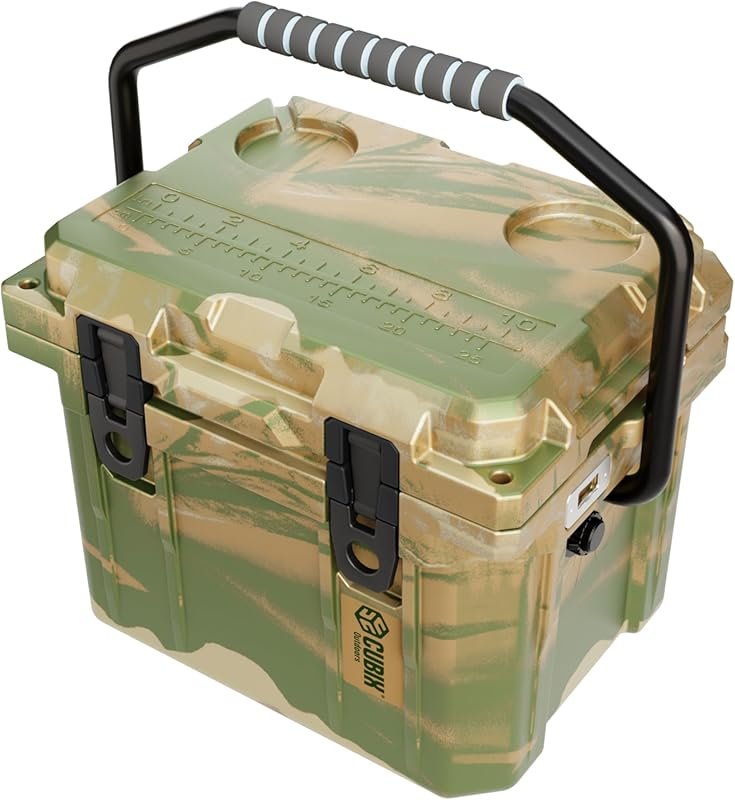 Cubix Outdoors QuadraX 10QT Rotomolded Cooler: 3-Day Cold Retention Po