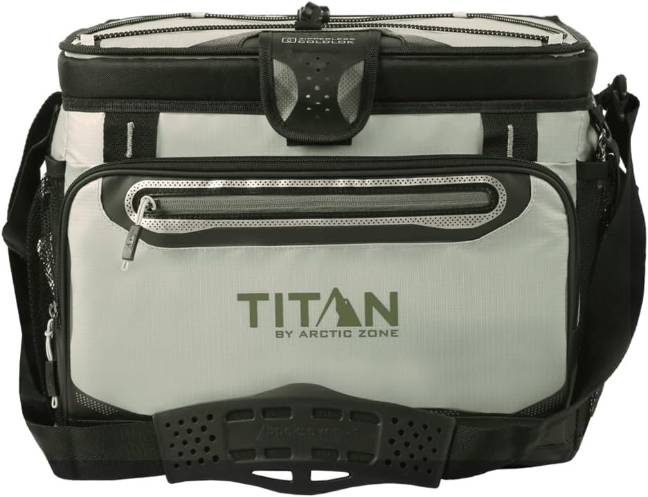 Titan by Arctic Zone Deep Freeze Zipperless Hardbody Cooler with Smart