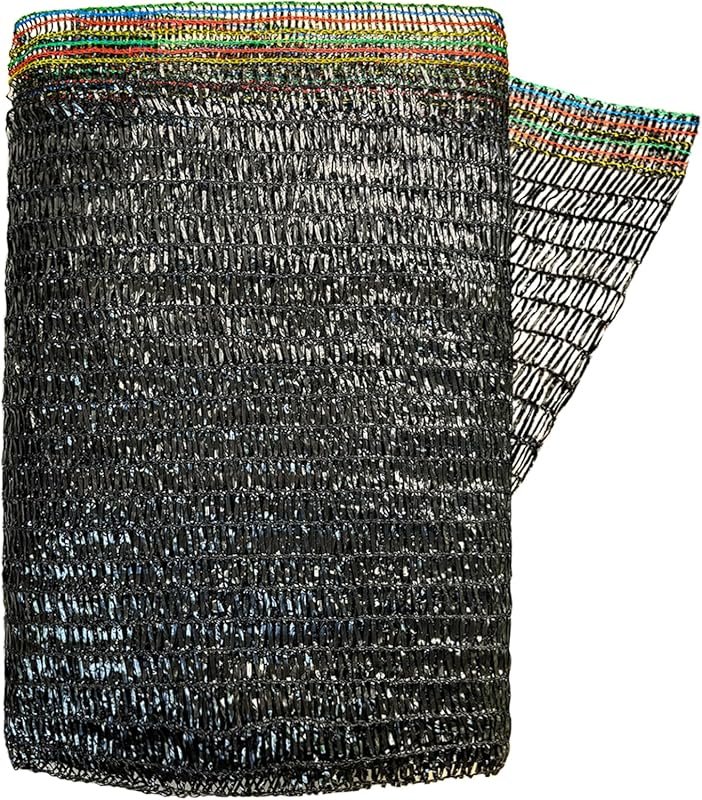 55% UV-Resistant Shade Cloth – 9x5 FT Black Mesh Sunblock Net for Gard