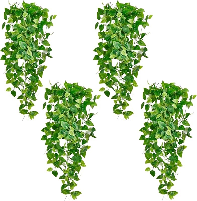 4-Pack Artificial Ivy Garland Vines for Indoor Outdoor Farmhouse Room 