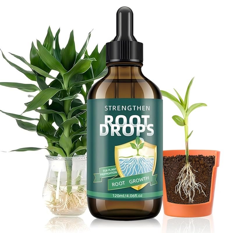 Root Drops Liquid IBA Rooting Hormone – Fast Propagation for Cuttings in Water, Soil, Moss, LECA – Ideal for Pothos, Monstera (4 oz)