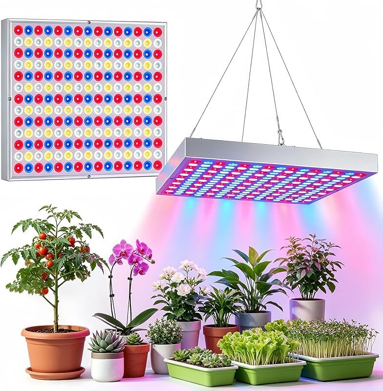 Indoor LED Full-Spectrum Plant Growth Lamp with Timing & Dimming