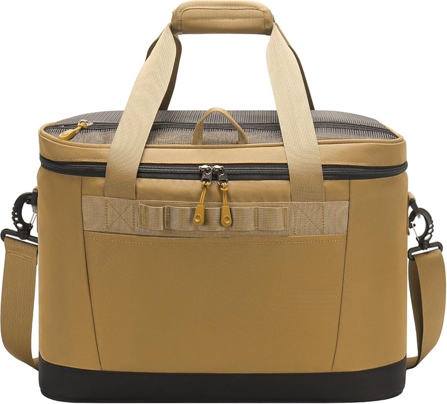 48-Can Collapsible Soft Cooler Bag – 30L Leakproof, Waterproof & Porta