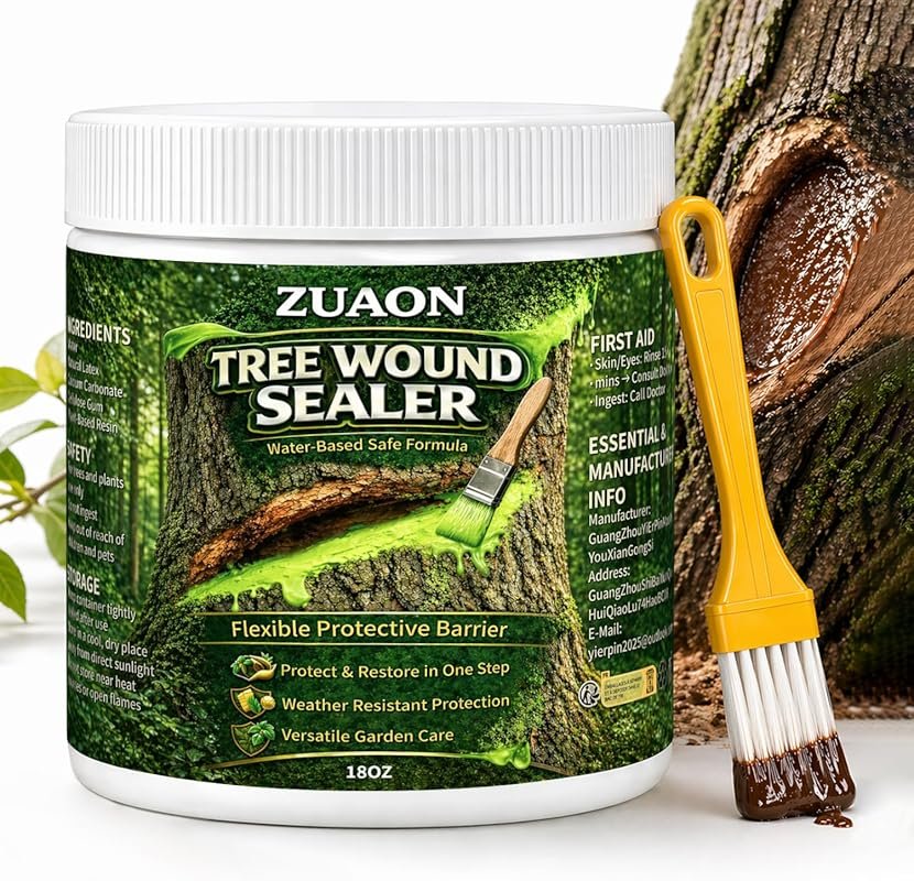 Tree Wound Sealer 500g – Pruning & Grafting Paste for Bark Repair on F