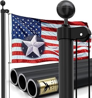 25FT Heavy Duty Flag Pole Kit