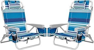 2Pk Aluminum Extra Wide 5-Position Lay