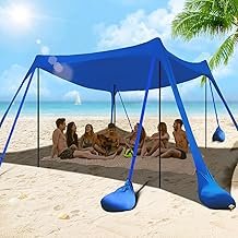 besuhot Beach Tent Sun Shelter 10x10FT
