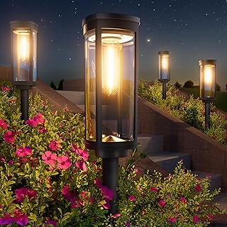 BITPOTT Bright Solar Pathway Lights Outdoor