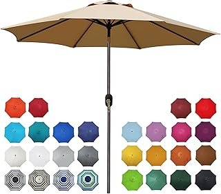 Blissun 9' Outdoor Patio Umbrella