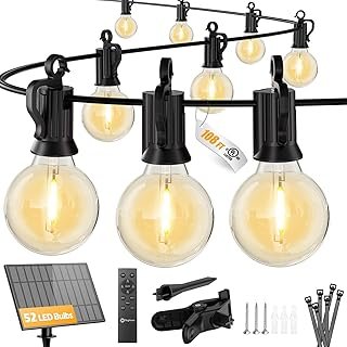 Brightown 108FT 52LED Solar String Lights