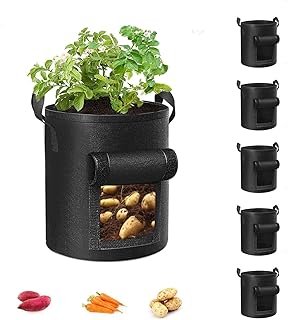Cavisoo 5-Pack 10 Gallon Potato Grow