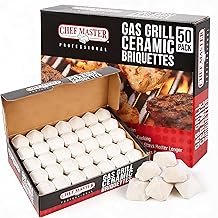 Chef Master Ceramic Briquettes Gas Grill