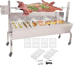 DEWOSEN 50W Rotisserie Grill Wind Screen