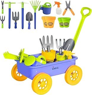 Dimple Garden Wagon & Tools Toy