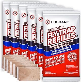 Fly Bait Trap Refill Packets 6x1oz