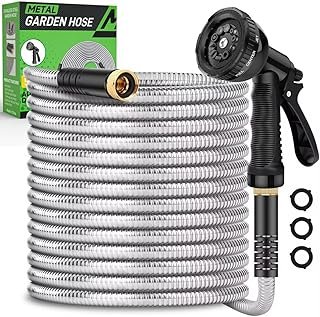 Garden Hose 50ft Heavy Duty Stainless