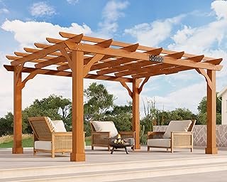 Jocisland 10x12 FT Premium Cedar Wood