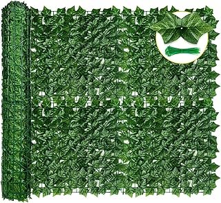 KASZOO 120"x40" Artificial Ivy Privacy Fence