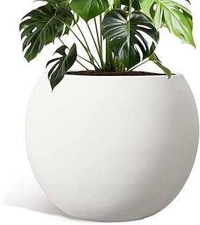 Large Round Planter Drainage Hole