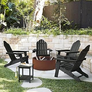 LUE BONA Folding Adirondack Chair 4