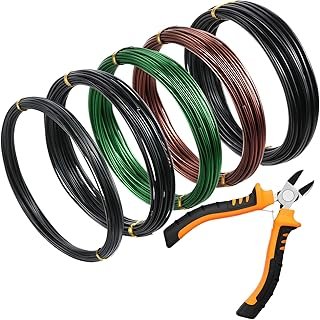 Mudder 5 Roll Aluminum Bonsai Training
