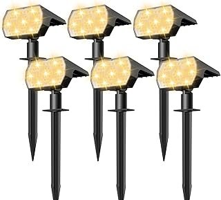 NYMPHY Solar Lights Outdoor Waterproof IP68