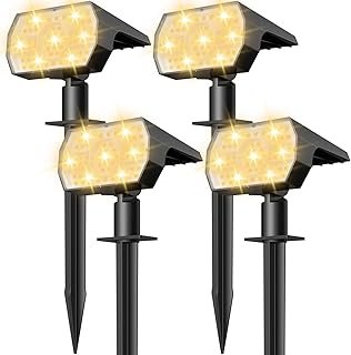 NYMPHY Solar Lights Outdoor Waterproof IP68