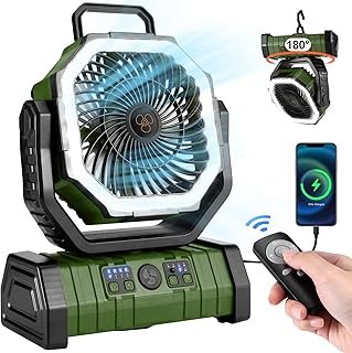 Odoland 30000mAh Camping Fan LED Lantern