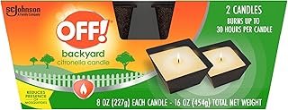 OFF! Backyard Citronella Scented Candle