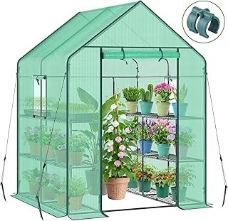 Ohuhu Greenhouse Outdoors Screen Windows